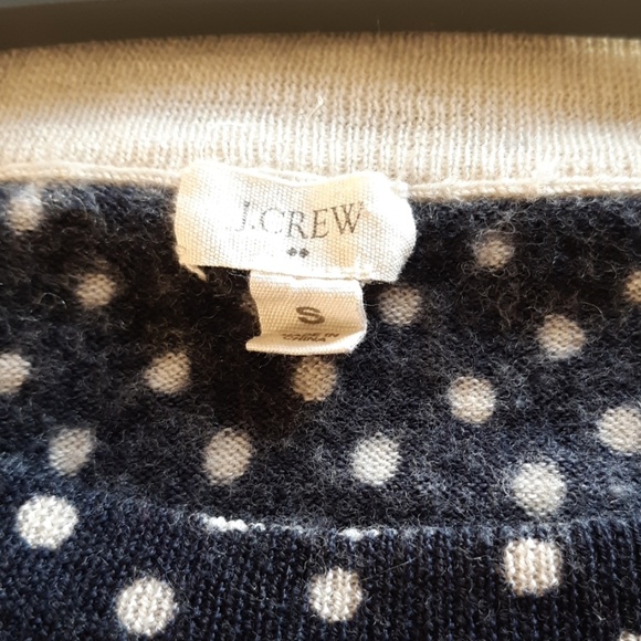 J Crew Polka Dot Sweater - Picture 2 of 3